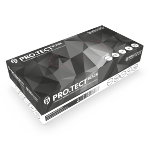 PRO.TECT Black Nitrile Gloves - XL